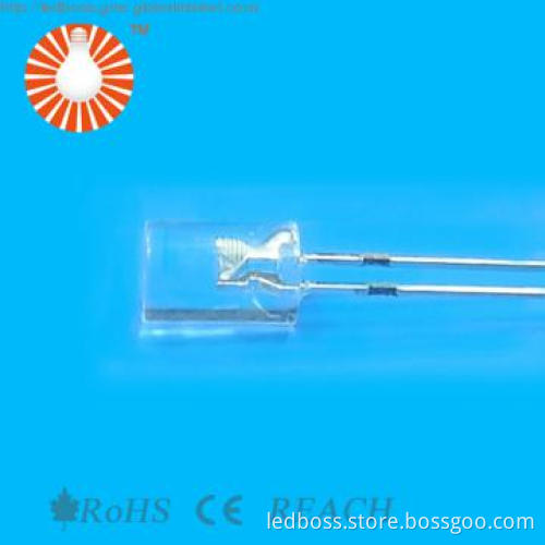 F8,h11.0mm Concaved Cylinder LED Lamp With Flange